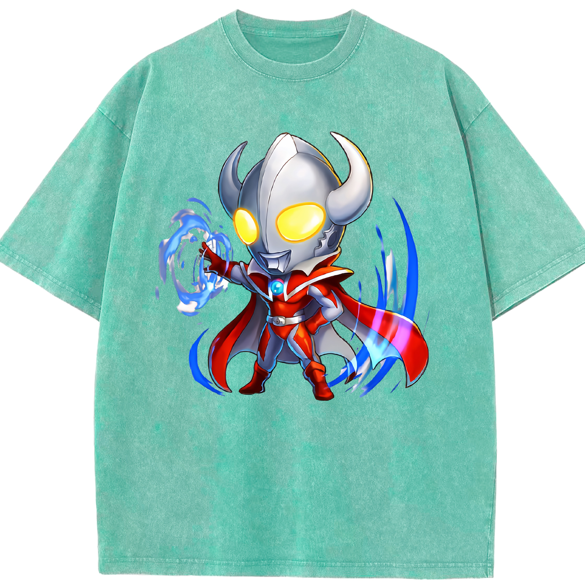 （画像用） ウルトラマン Ultraman 綿100% ヴィンテージ風 半袖Tシャツ（フロントプリント）
